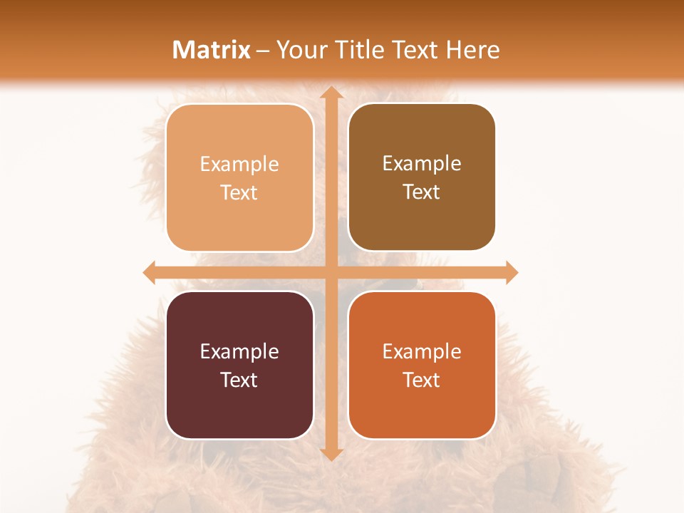 Soft Alone Bear PowerPoint Template