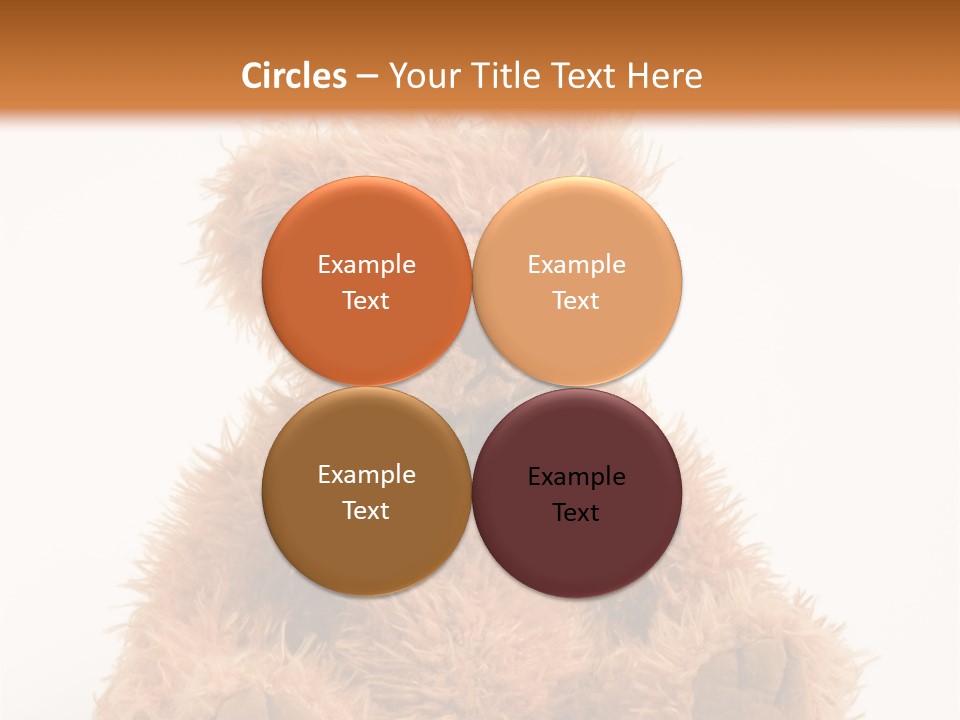 Soft Alone Bear PowerPoint Template