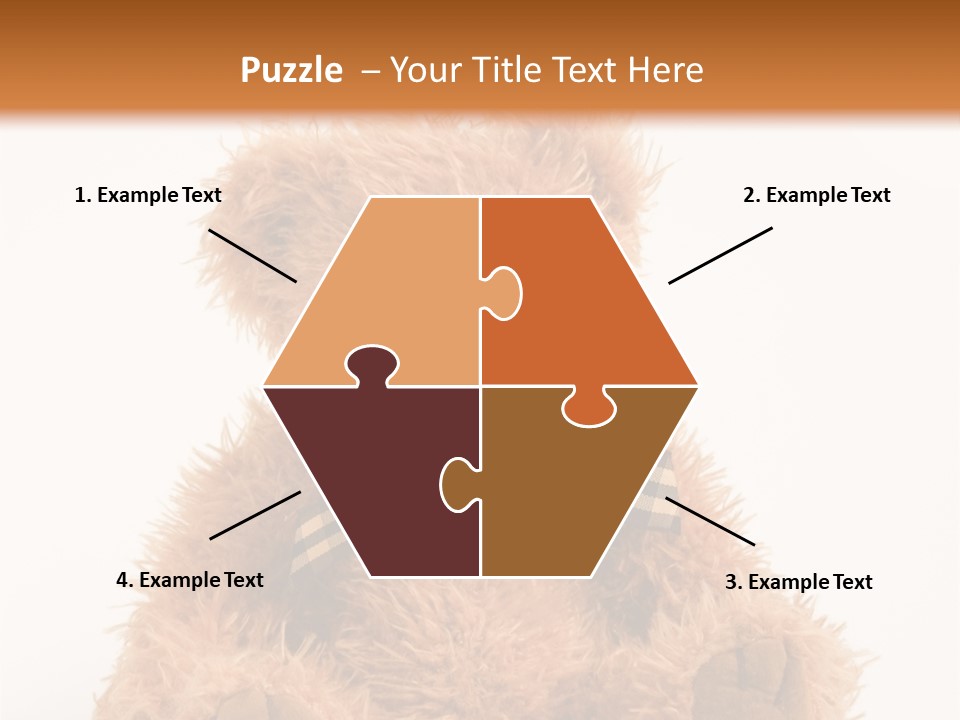 Soft Alone Bear PowerPoint Template