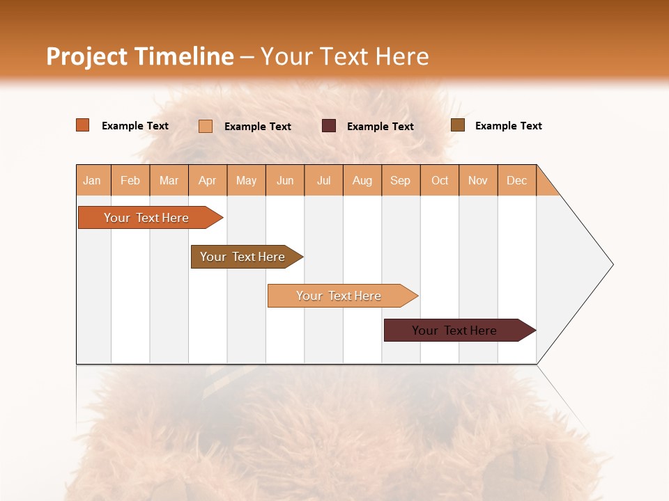 Soft Alone Bear PowerPoint Template