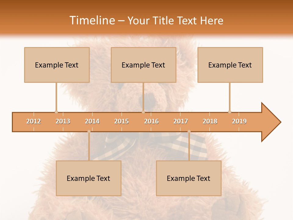 Soft Alone Bear PowerPoint Template
