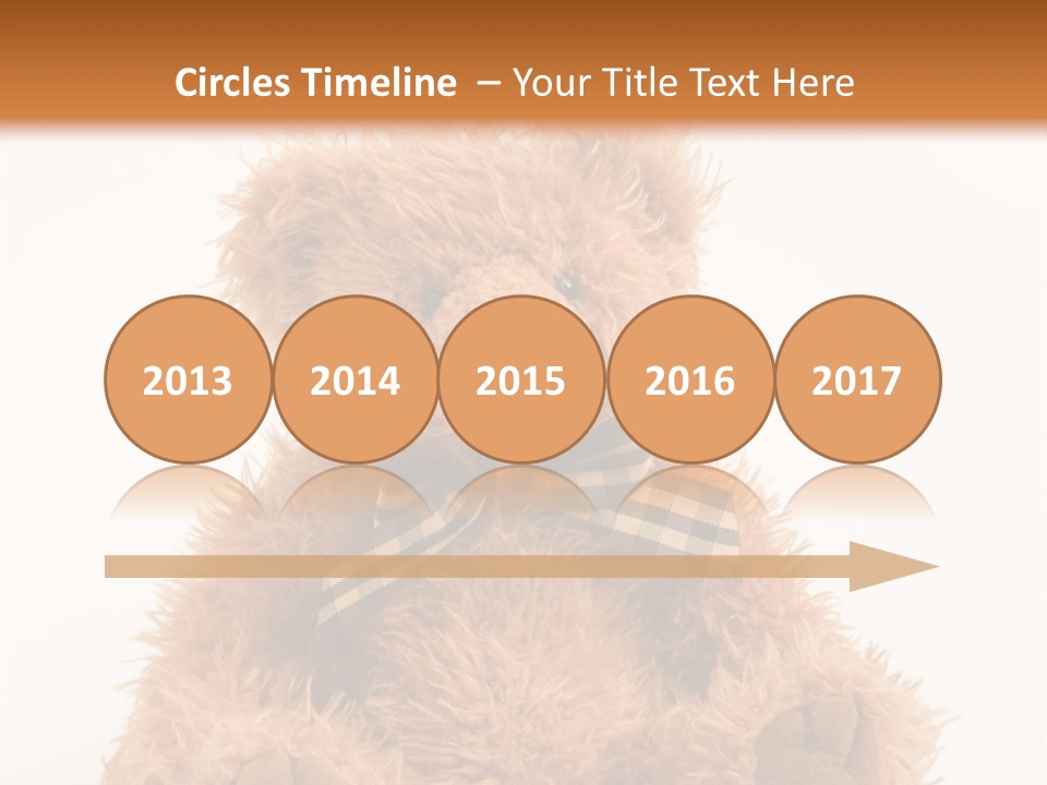 Soft Alone Bear PowerPoint Template