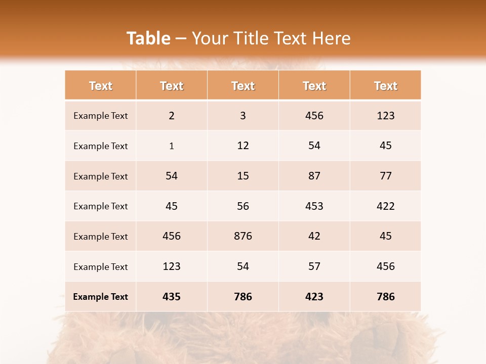 Soft Alone Bear PowerPoint Template