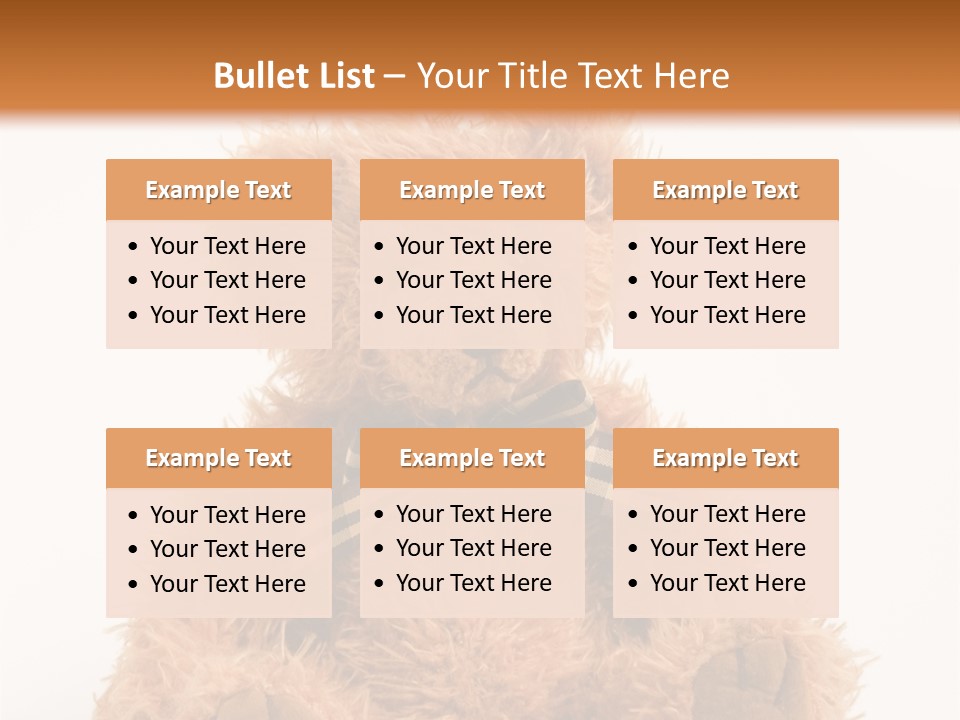 Soft Alone Bear PowerPoint Template