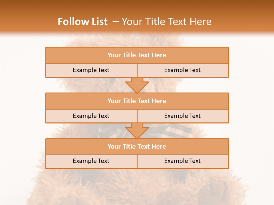 Soft Alone Bear PowerPoint Template
