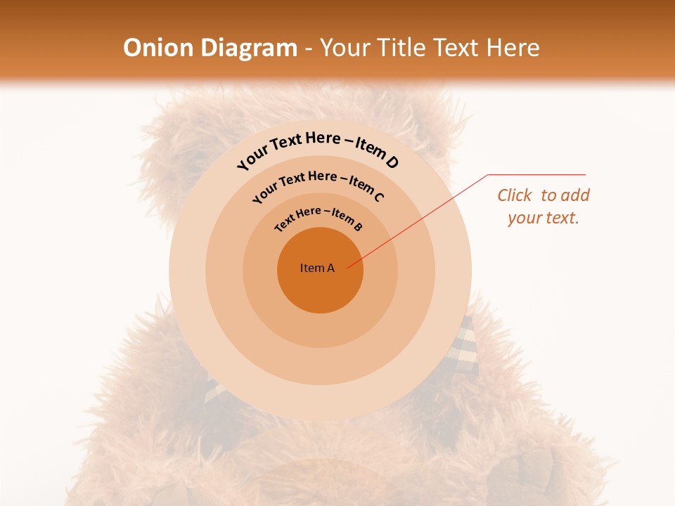 Soft Alone Bear PowerPoint Template