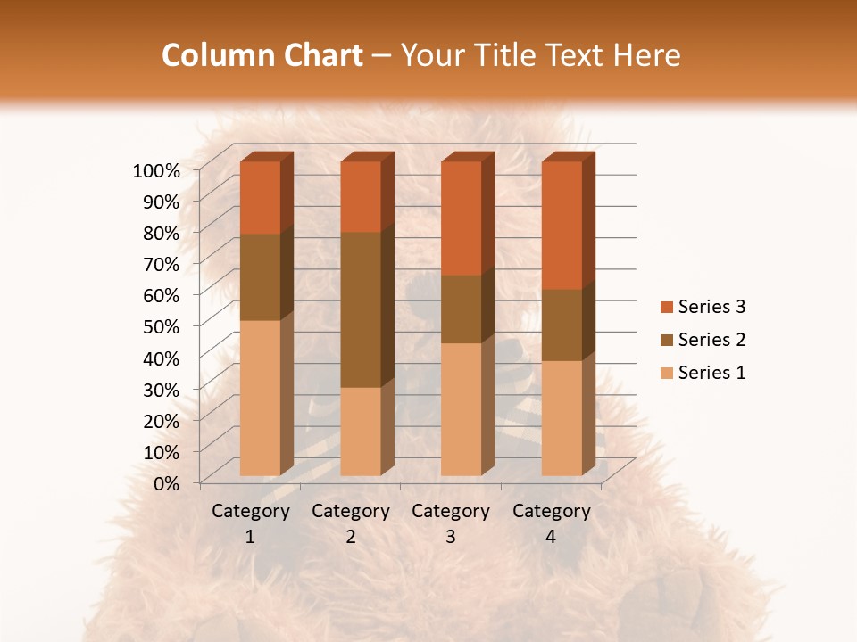 Soft Alone Bear PowerPoint Template
