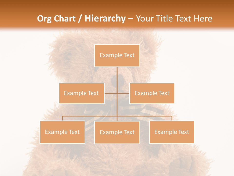 Soft Alone Bear PowerPoint Template