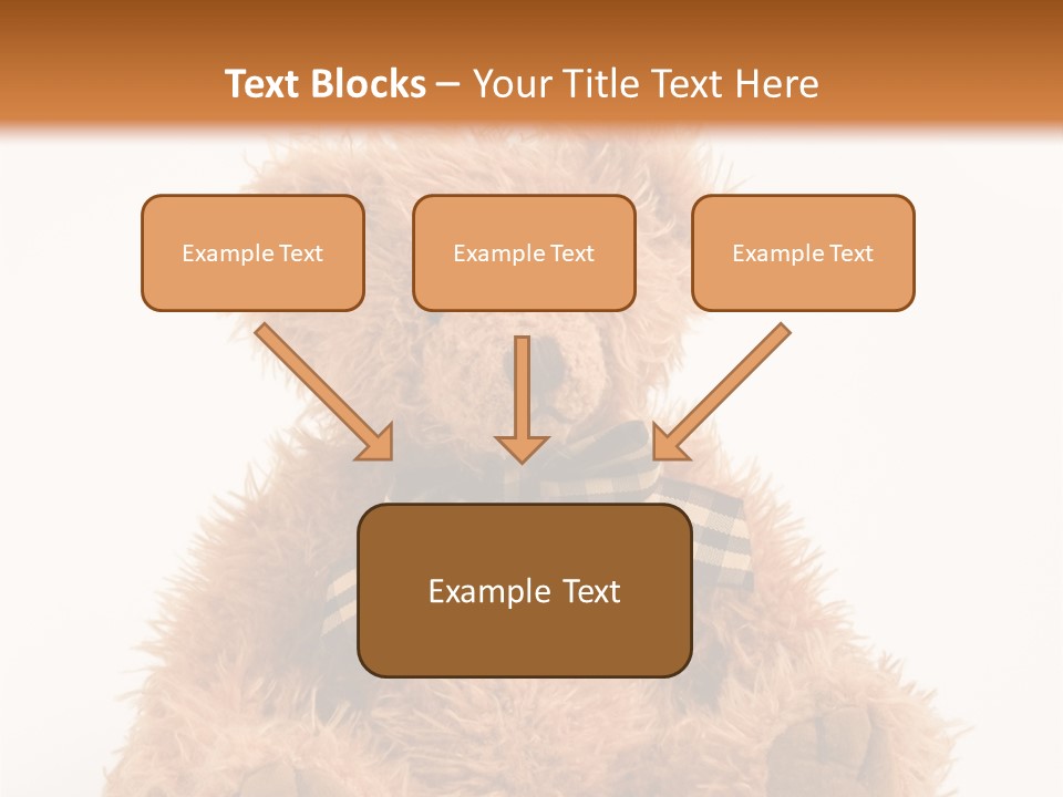 Soft Alone Bear PowerPoint Template