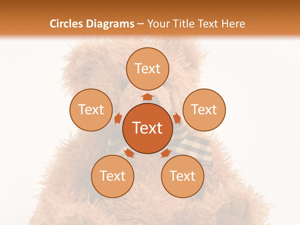 Soft Alone Bear PowerPoint Template