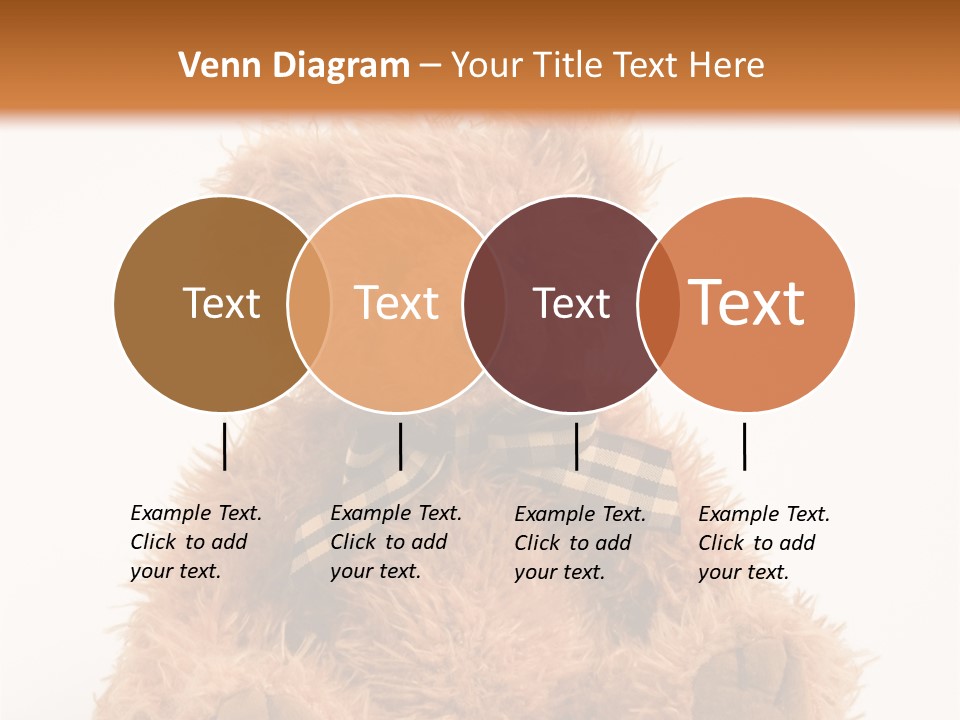 Soft Alone Bear PowerPoint Template