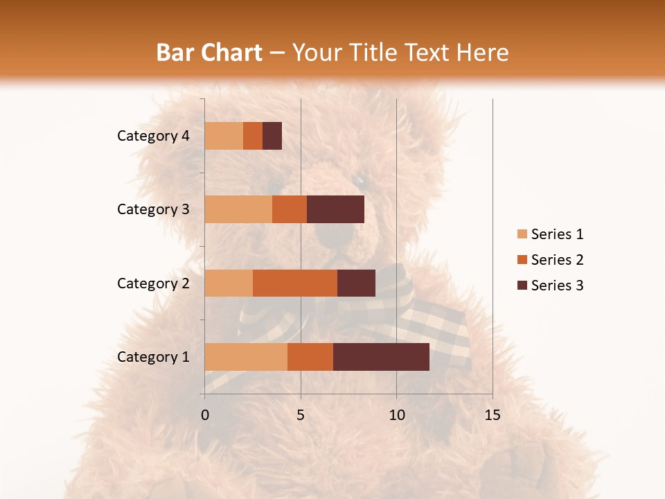 Soft Alone Bear PowerPoint Template