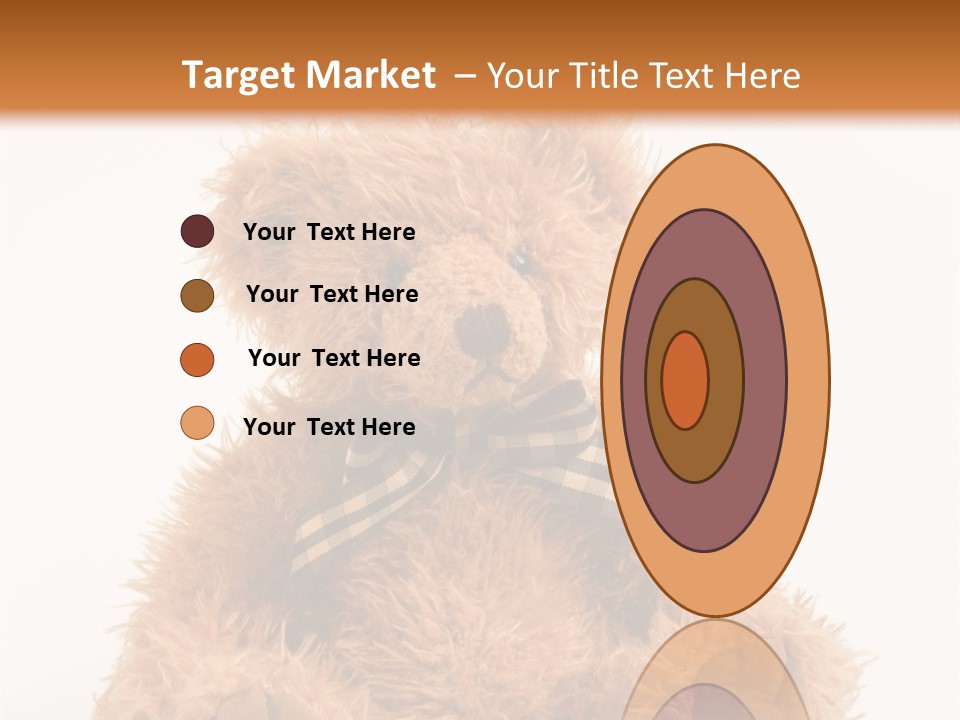 Soft Alone Bear PowerPoint Template