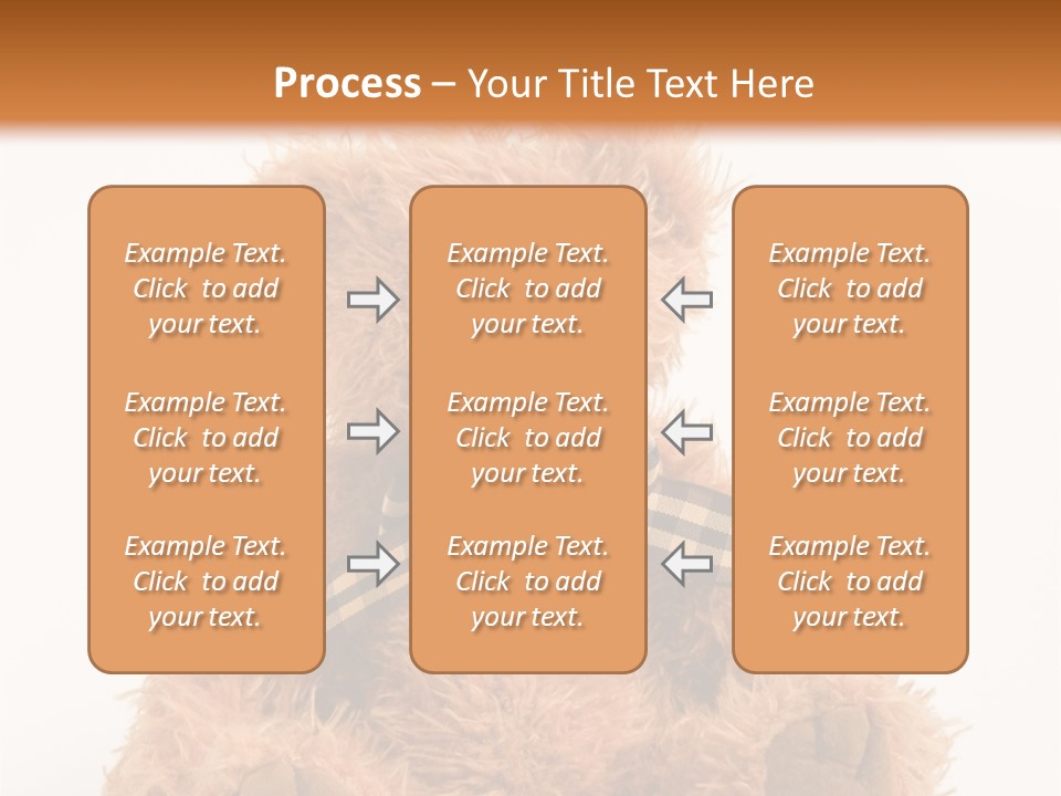 Soft Alone Bear PowerPoint Template