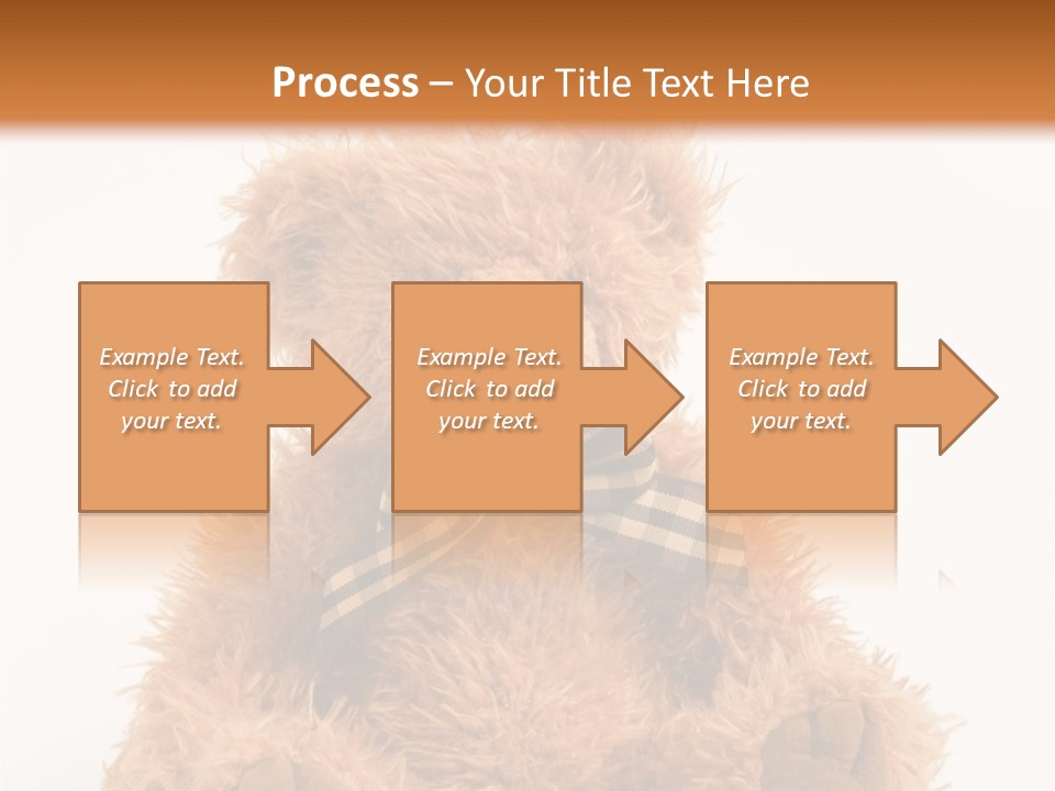 Soft Alone Bear PowerPoint Template