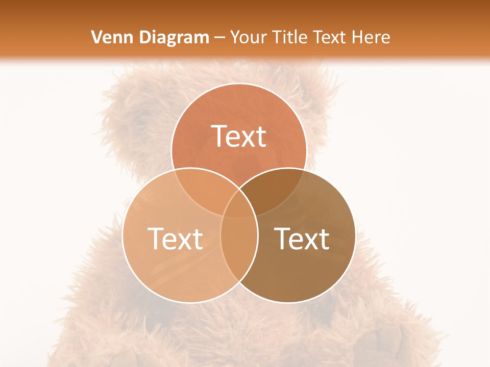 Soft Alone Bear PowerPoint Template