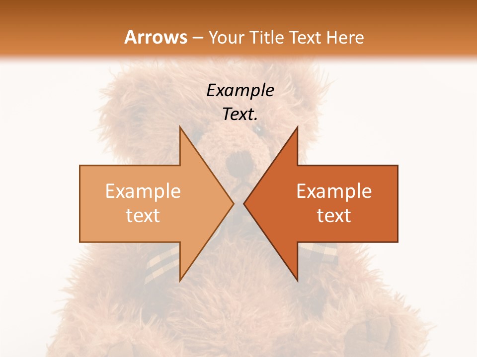 Soft Alone Bear PowerPoint Template