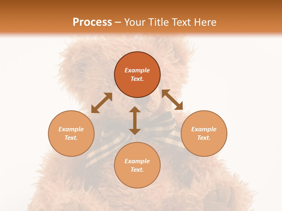 Soft Alone Bear PowerPoint Template