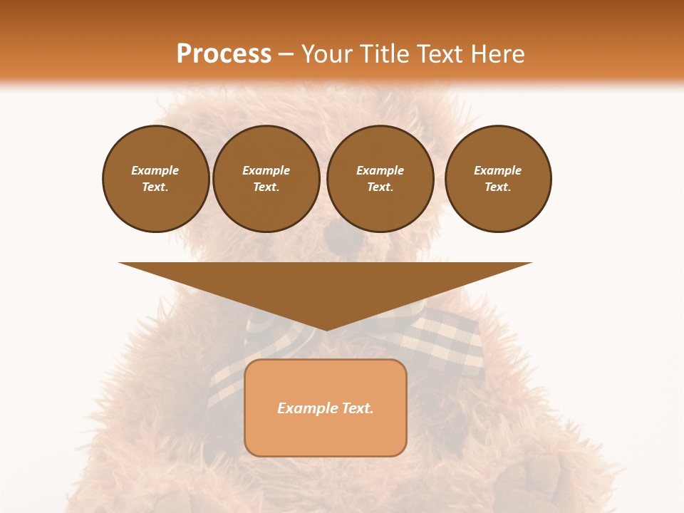 Soft Alone Bear PowerPoint Template