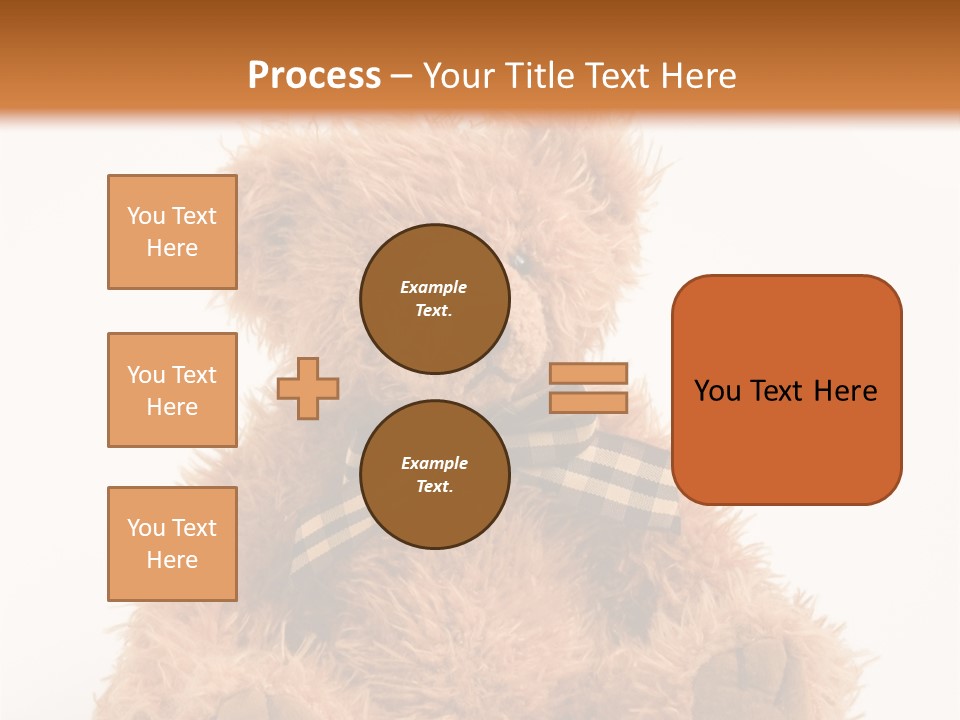 Soft Alone Bear PowerPoint Template