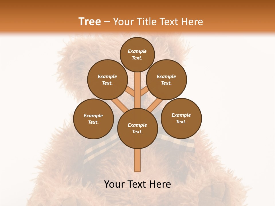 Soft Alone Bear PowerPoint Template