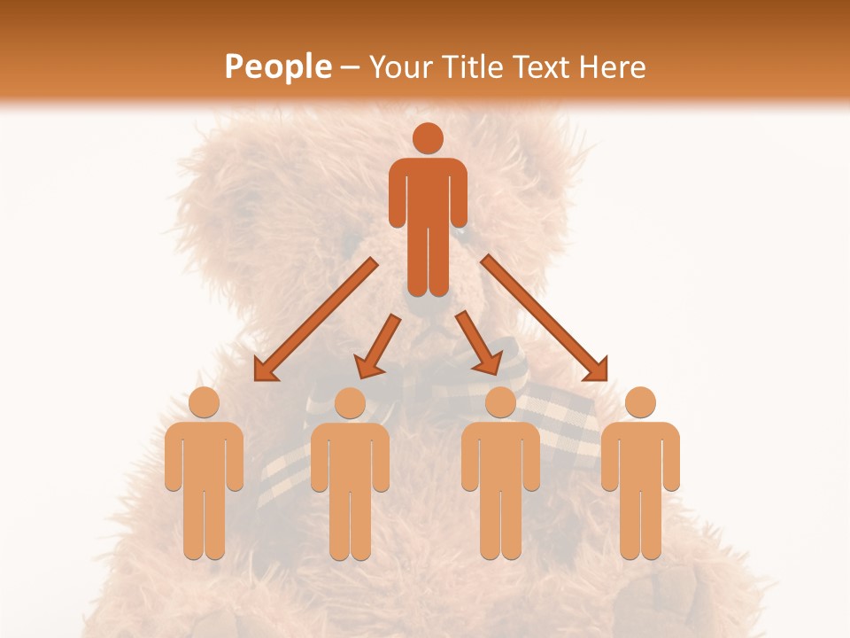 Soft Alone Bear PowerPoint Template