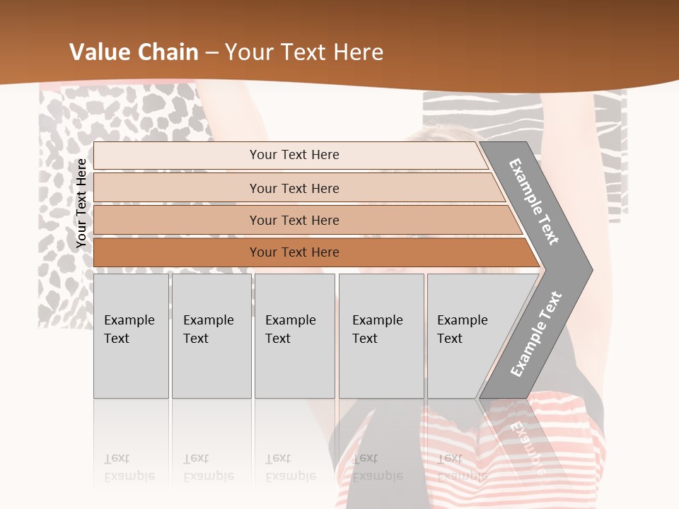 Female Joyful Blond PowerPoint Template