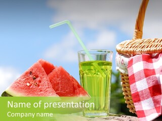 Bright Meal Sunshine PowerPoint Template