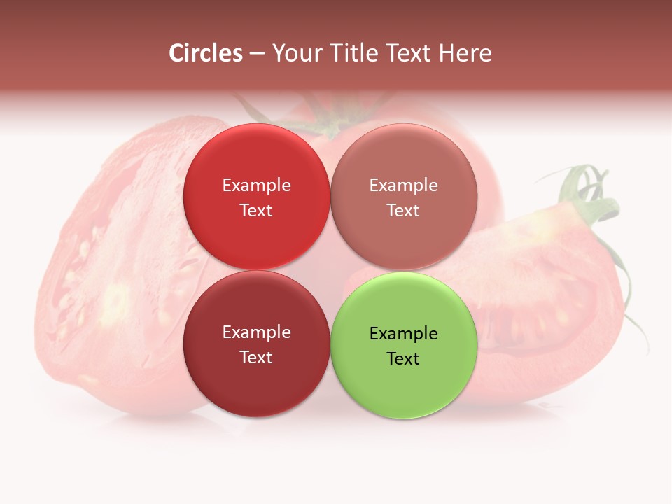 Vitamin Fruit Vegetarian PowerPoint Template