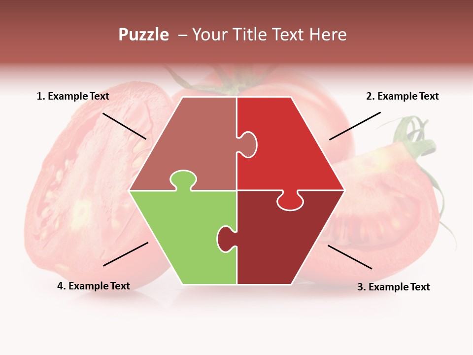Vitamin Fruit Vegetarian PowerPoint Template