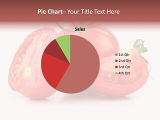 Vitamin Fruit Vegetarian PowerPoint Template