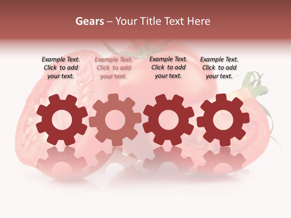 Vitamin Fruit Vegetarian PowerPoint Template