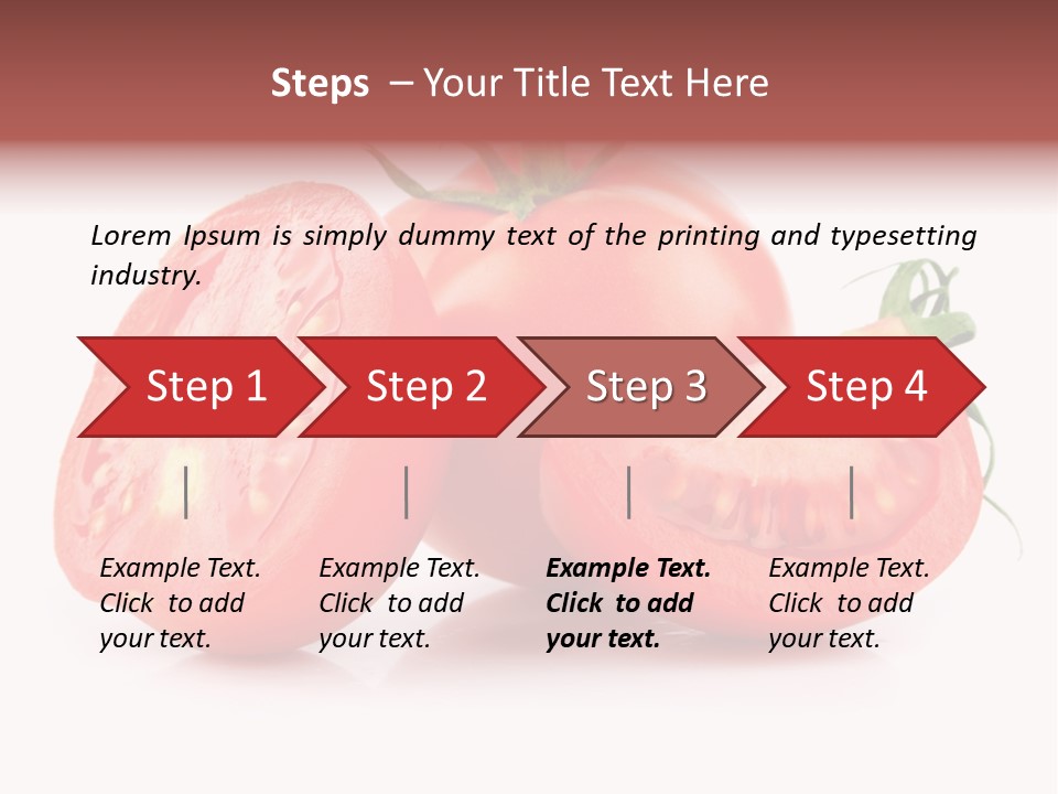 Vitamin Fruit Vegetarian PowerPoint Template