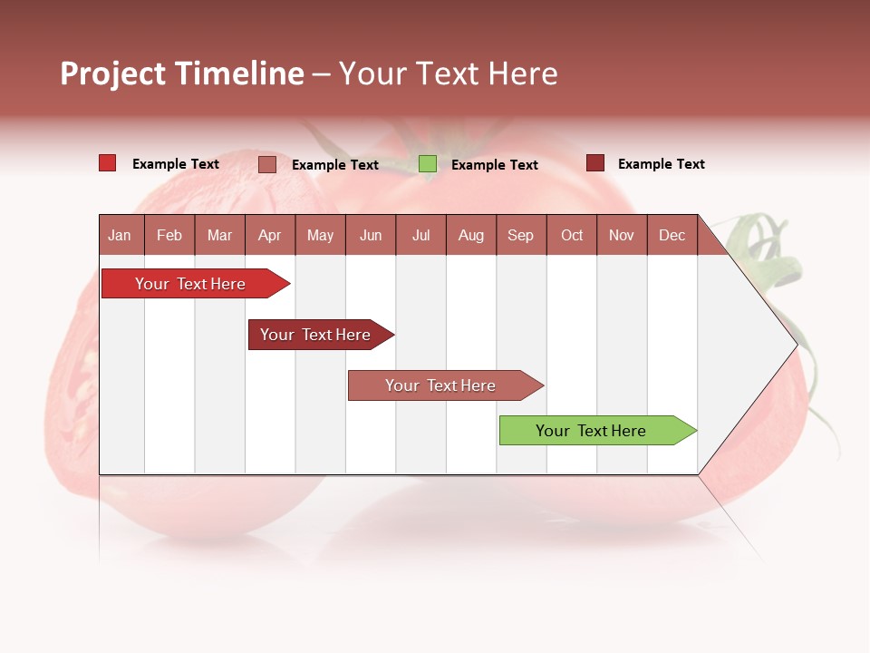 Vitamin Fruit Vegetarian PowerPoint Template