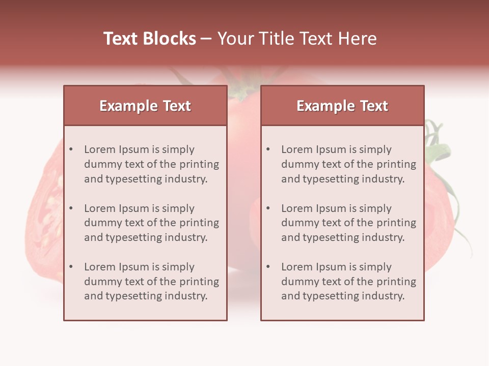 Vitamin Fruit Vegetarian PowerPoint Template