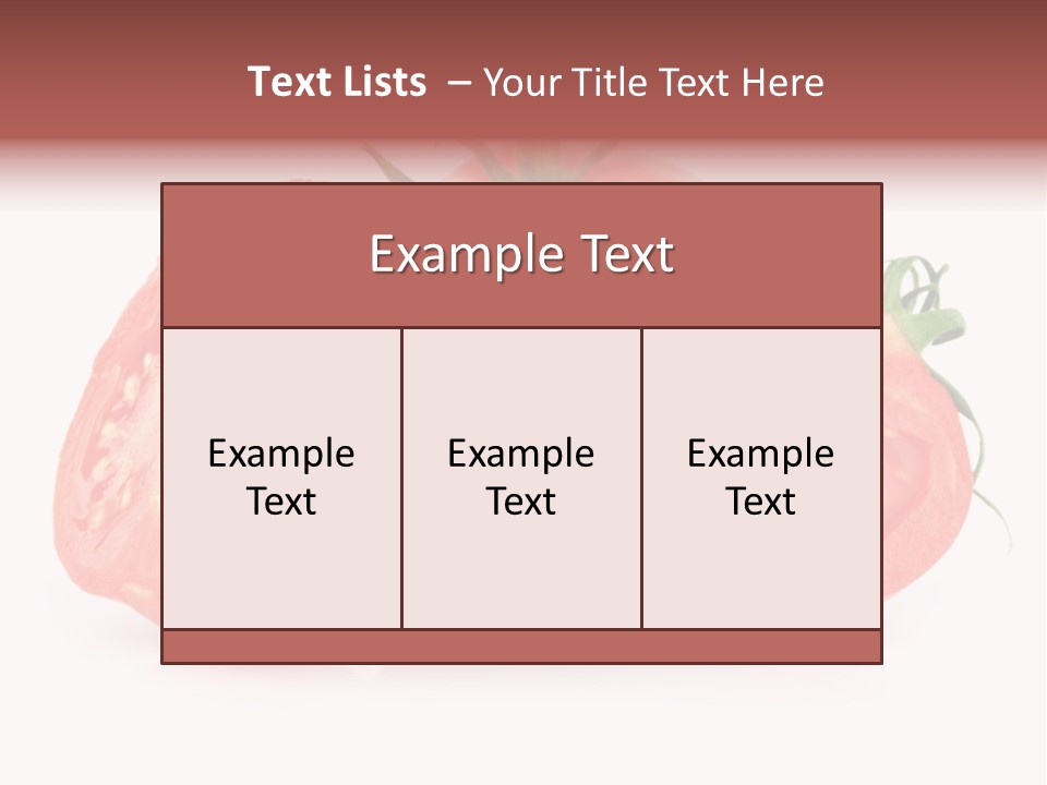 Vitamin Fruit Vegetarian PowerPoint Template