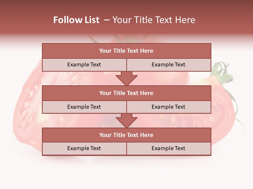 Vitamin Fruit Vegetarian PowerPoint Template