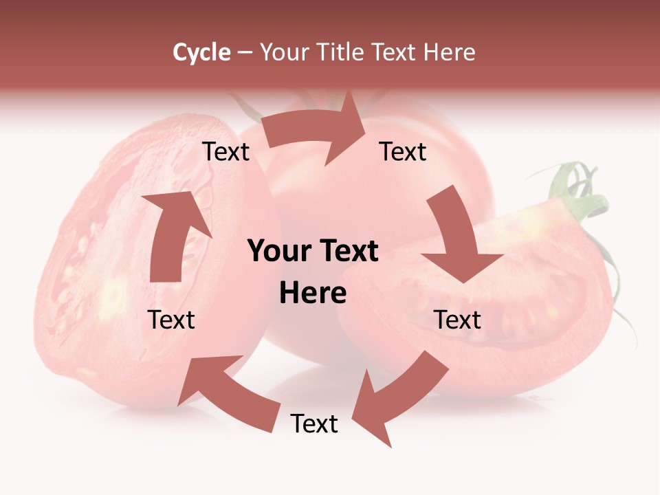 Vitamin Fruit Vegetarian PowerPoint Template