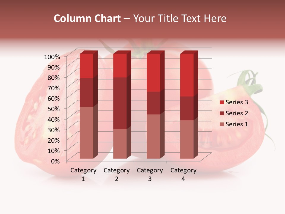 Vitamin Fruit Vegetarian PowerPoint Template