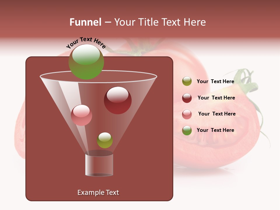 Vitamin Fruit Vegetarian PowerPoint Template