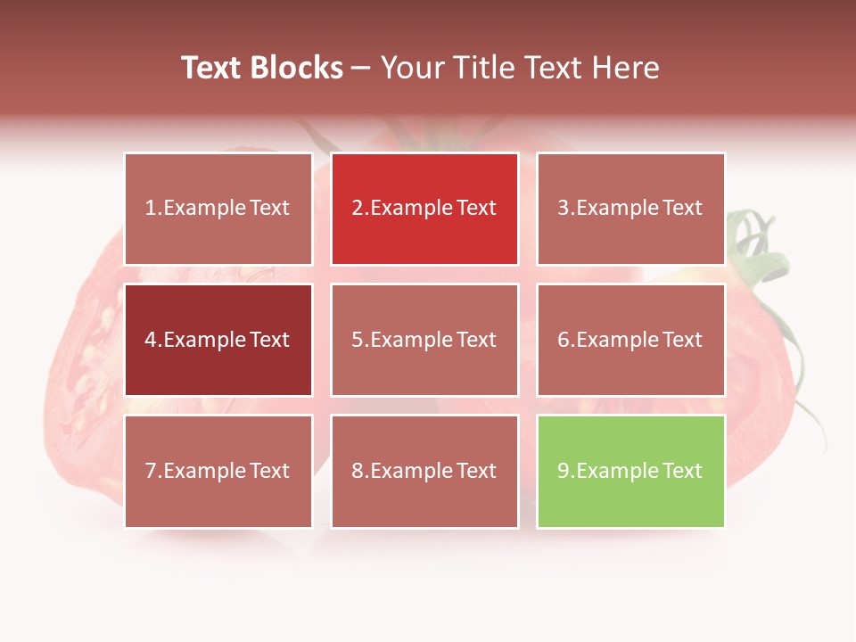 Vitamin Fruit Vegetarian PowerPoint Template
