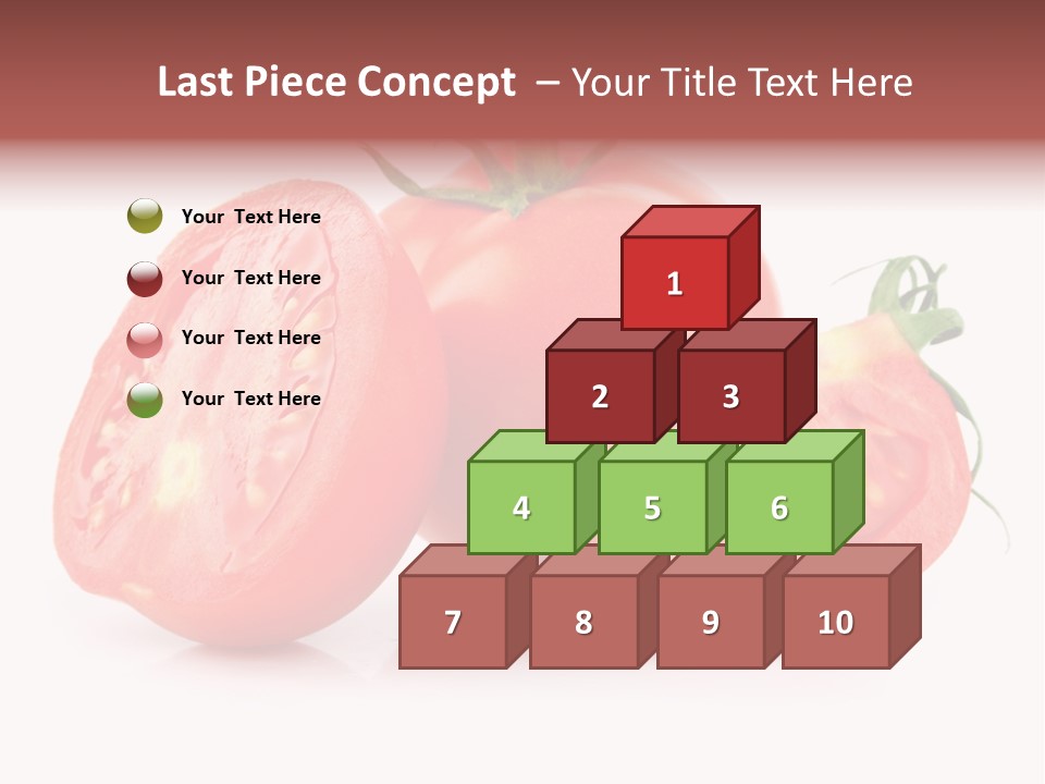 Vitamin Fruit Vegetarian PowerPoint Template