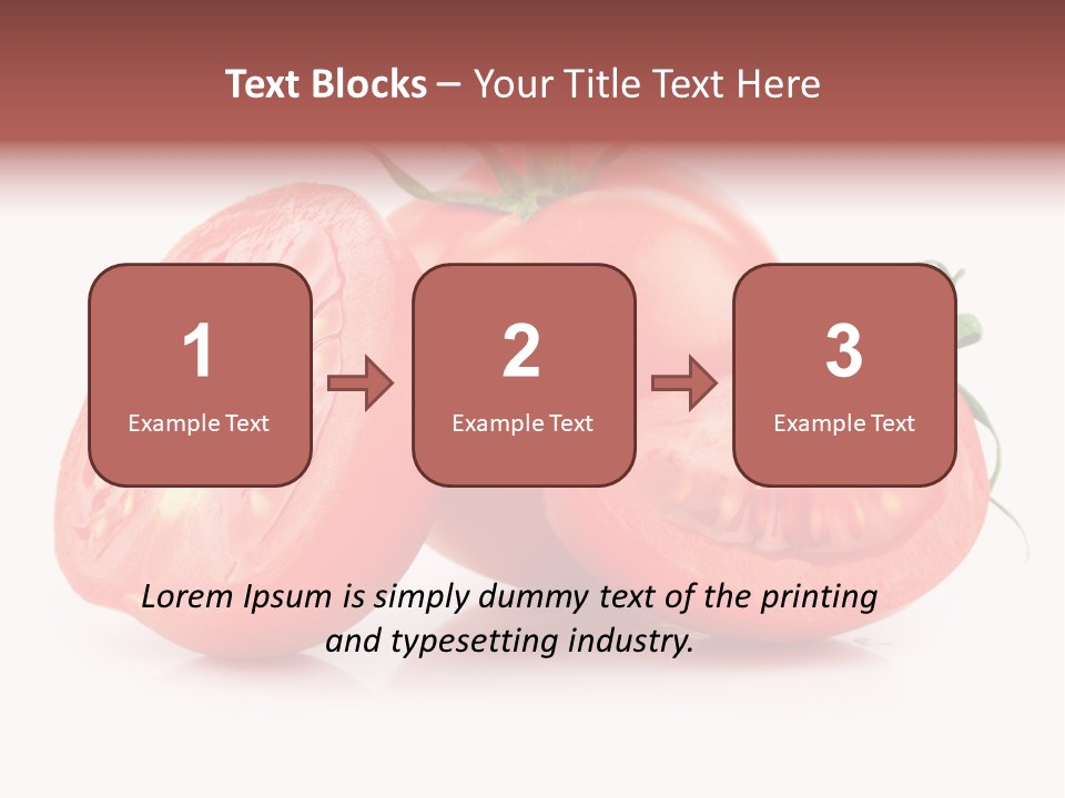 Vitamin Fruit Vegetarian PowerPoint Template