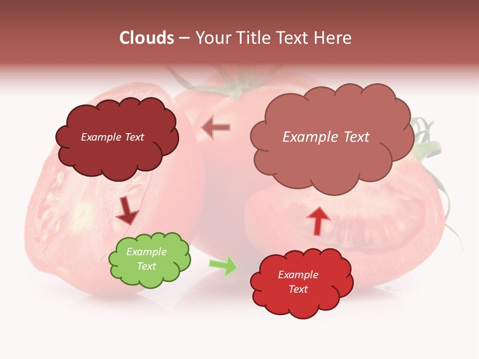 Vitamin Fruit Vegetarian PowerPoint Template
