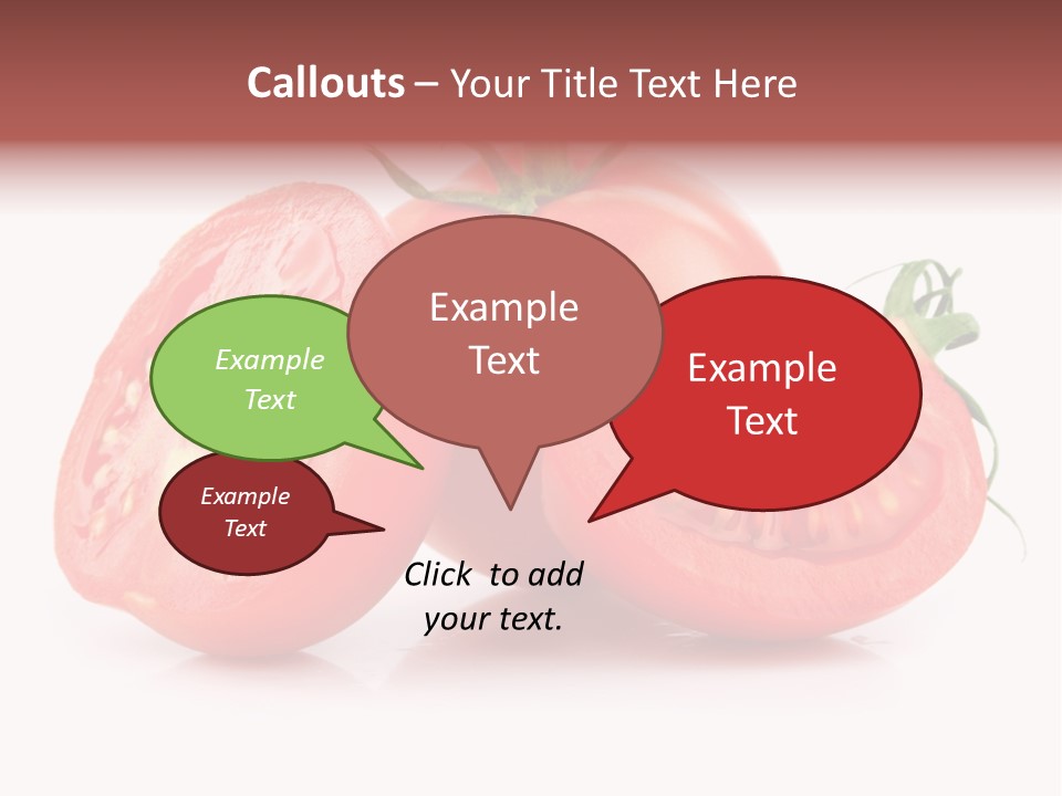 Vitamin Fruit Vegetarian PowerPoint Template