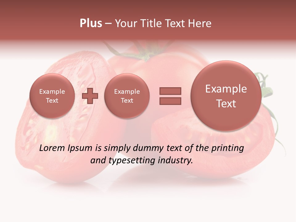 Vitamin Fruit Vegetarian PowerPoint Template