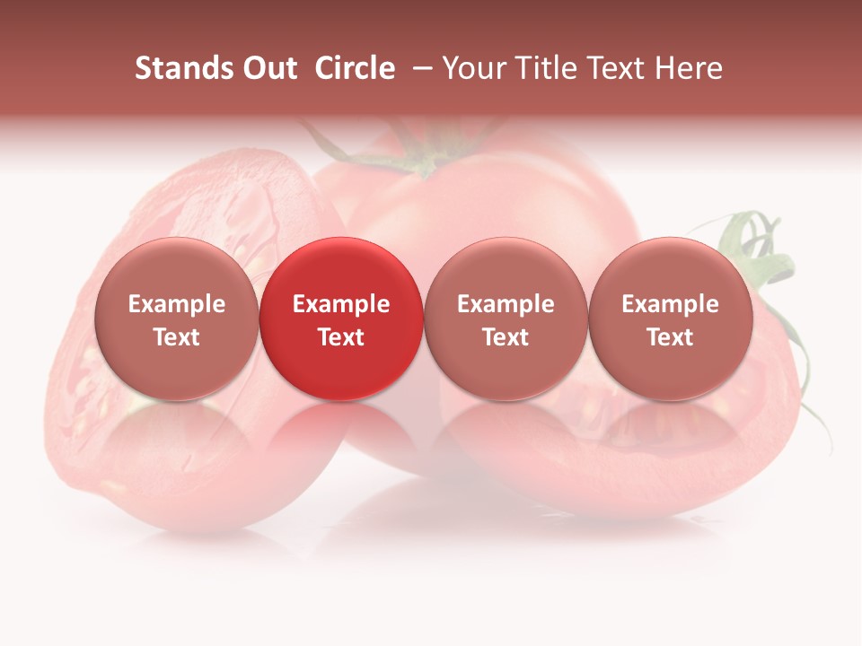 Vitamin Fruit Vegetarian PowerPoint Template