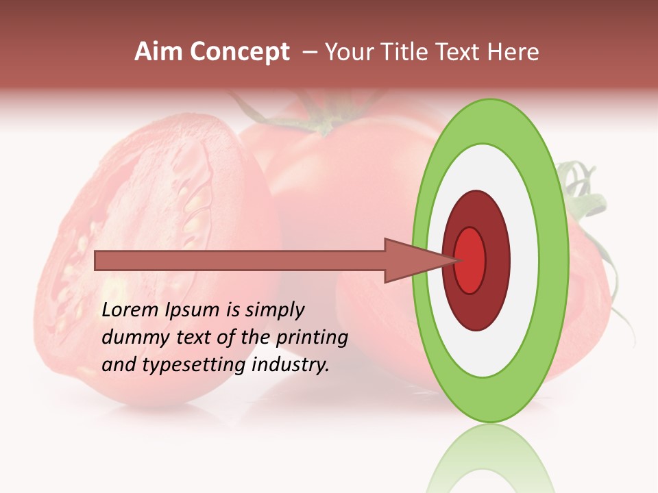 Vitamin Fruit Vegetarian PowerPoint Template