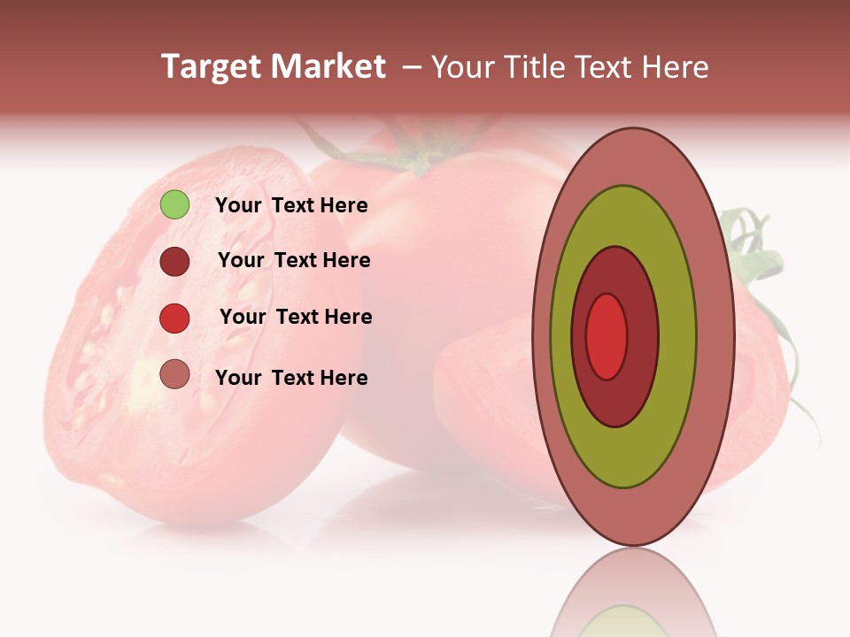 Vitamin Fruit Vegetarian PowerPoint Template
