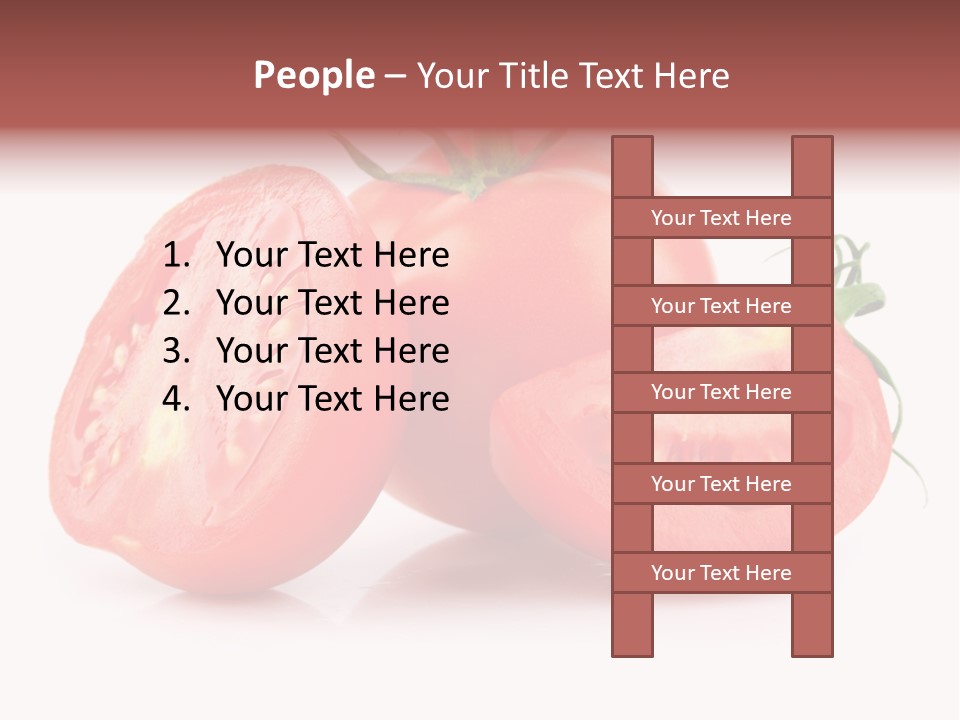 Vitamin Fruit Vegetarian PowerPoint Template
